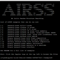 In-browser cloud-hosted AIRSS examples available